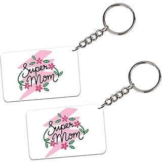Show appreciation to the superwoman in your life with our Super Mom printed keychain. This thoughtful keychain is a wonderful way to celebrate the strength and love of moms everywhere. Whether its for Mothers Day, her birthday, or just a spontaneous gestu