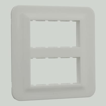 Anchor Roma Urban 8M Cover Plate Square with Base frame (WH) - 66888WH Anchor Roma Urban 8M Cover Plate Square with Base frame (WH) - 66888WH