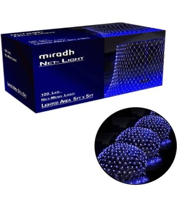 MIRADH - Blue Others Curtain String Light ( Pack of 1 )