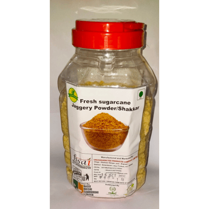 Fresh Sugarcane Jaggery Powder (Shakkar) - Natural & Pure Gur | 800gm - 800 gm