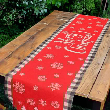 Merry Christmas table runner