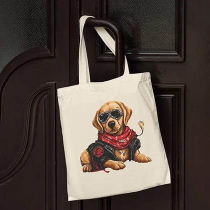 Stylish Mafia Dog Tote Bag for Eco - Conscious Fashion