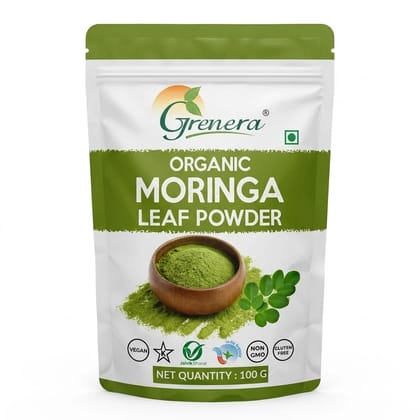 Organic Moringa Leaf Powder 100 G