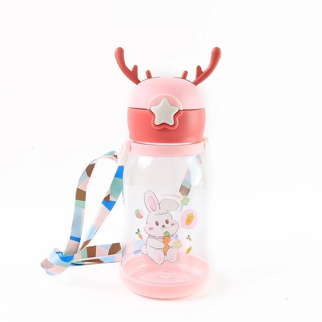 Cute Cartoon Water Bottle Approx 450 Ml