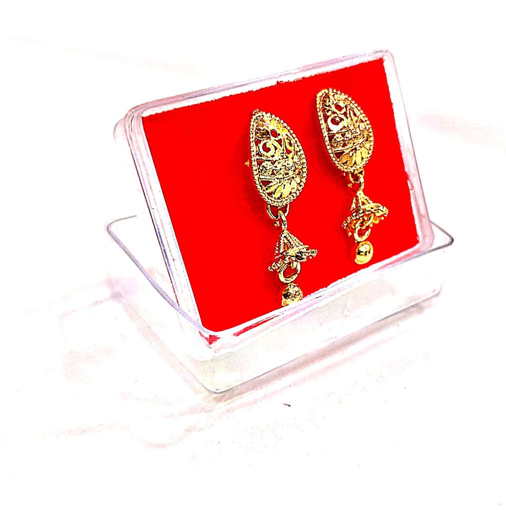 Golden Dangle and Drop Earrings