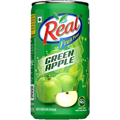 Real Fruit Power Green Apple Beverage, 180 ml