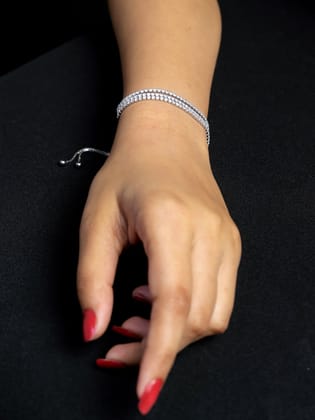 Multi-Layer Majesty Tennis Bracelet | 925 Silver-925 Pure Silver