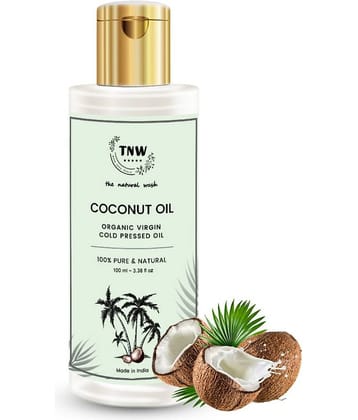 TNW - The Natural Wash Virgin Coconut Oil For Strong Hair And Soft Skin, 100Ml