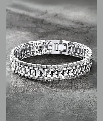 Style Wind Silver Bracelet ( Pack of 1 )