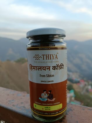 Thiya Himalayan Sikkim Coffee (140gm)| Sikkim's Finest | 100% Pure Arabica Coffee | Medium Grind