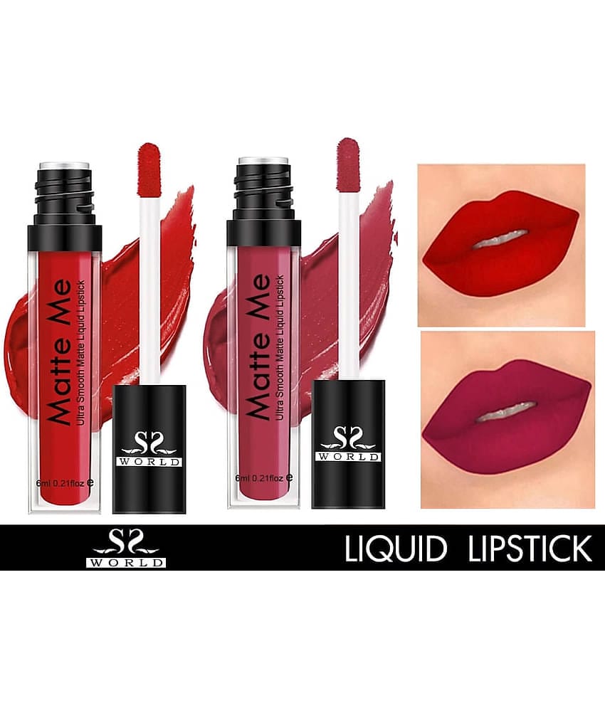 ssworld Red Matte Lipstick 6