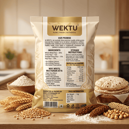 WEKTU Heritage Gold Multigrain Nutrition Blend.