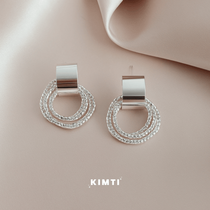 Silver Plated Hoop Earrings