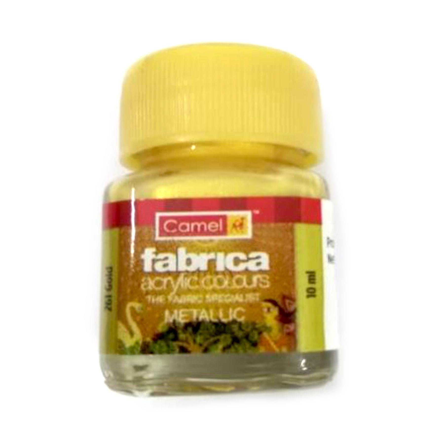 Camlin Fabrica Acrylic Metallic Colour Gold 261 - 10 ml