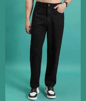Highlander Relaxed Solid Men's Jeans - Black ( Pack of 1 )