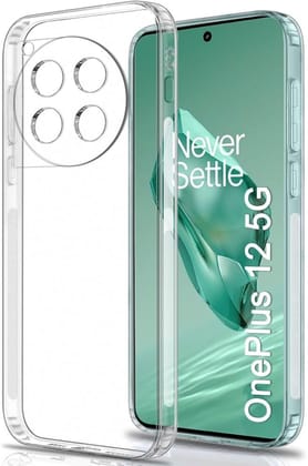 PLUGTECH TPU Ultra Hybrid Clear Camera Protection Back Cover Case for OnePlus 12-Transparent
