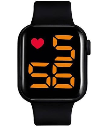 Renaissance Traders - Black Silicon Digital Men's Watch