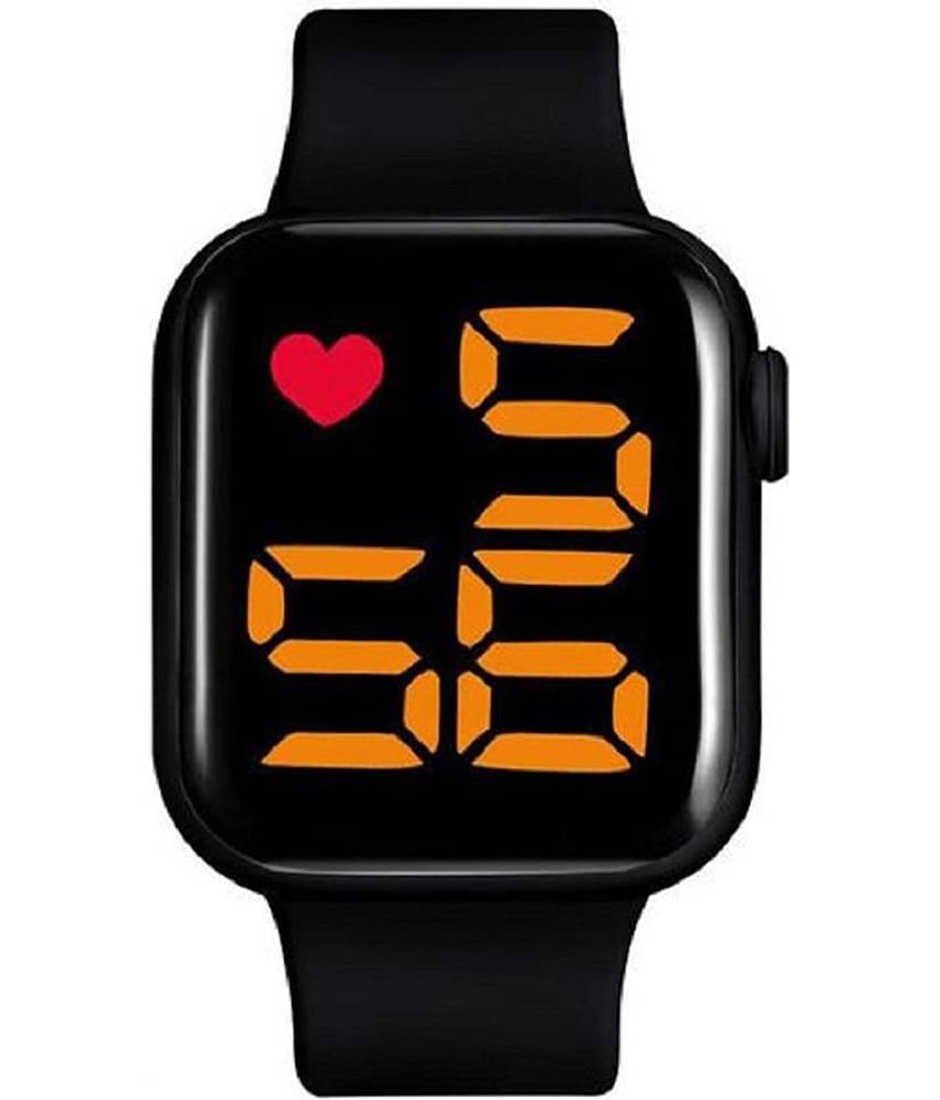 Renaissance Traders - Black Silicon Digital Men's Watch