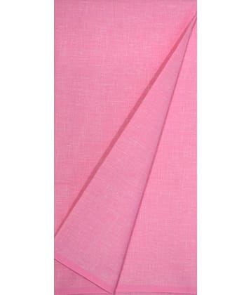 KUNDAN SULZ GWALIOR Pink Cotton Blend Unstitched Shirt pc