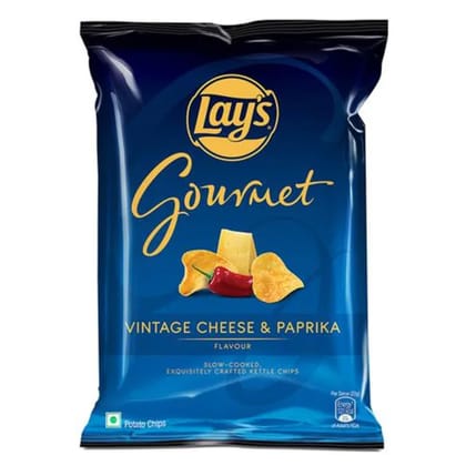 Lay'S Gourmet Vintage Cheese and Paprika Chips 36 Gms