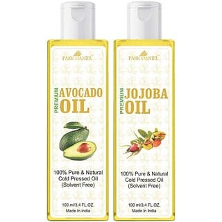 PARK DANIEL Premium Avocado oil and Jojoba oil combo pack of 2 bottles of 100 ml(200 ml) (200 ml)