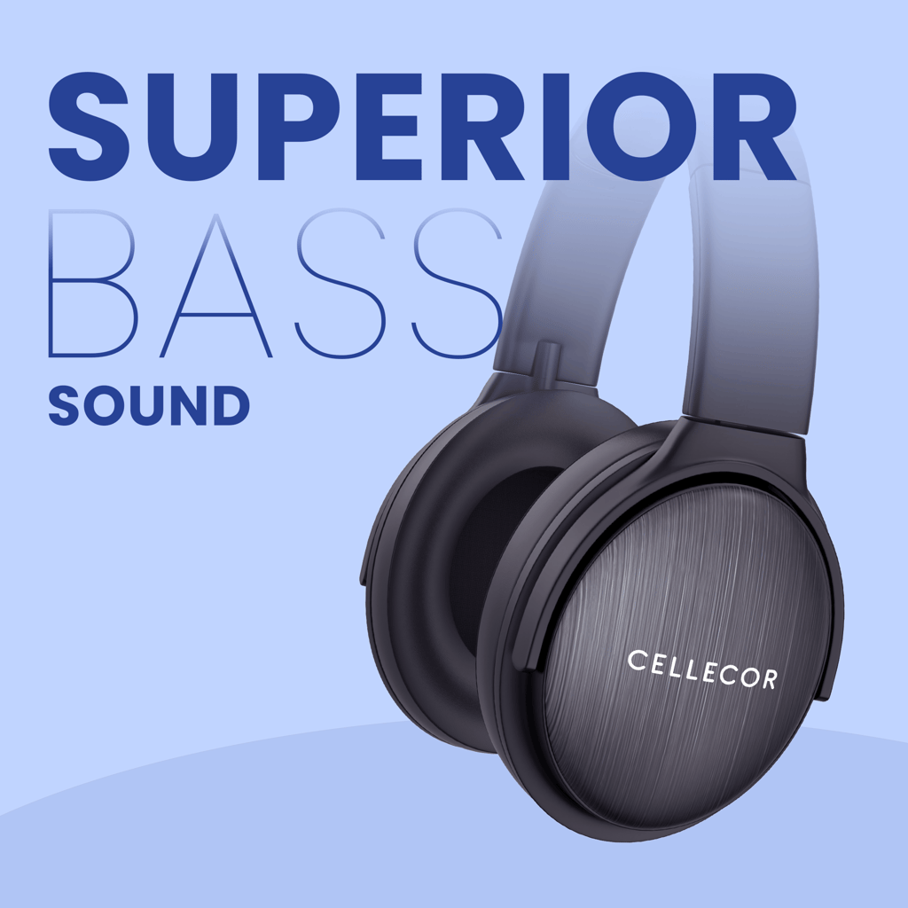 Cellecor Cruzio with 12 Hours Playtime, AUX, BT v5.1, Foldable Design, Bluetooth Gaming