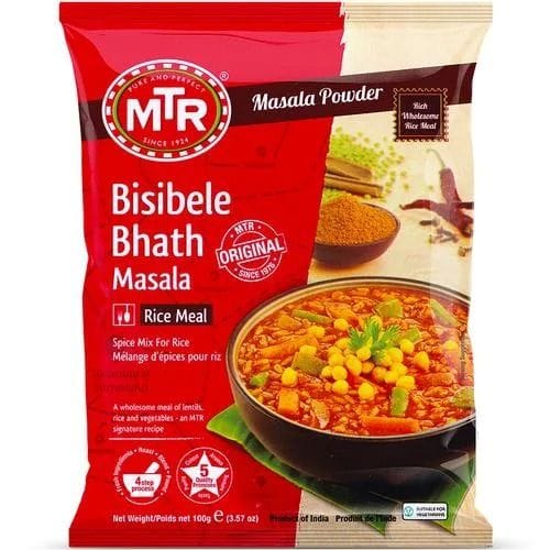 MTR Bisibele Bath Powder Masala, 100 gm Pouch