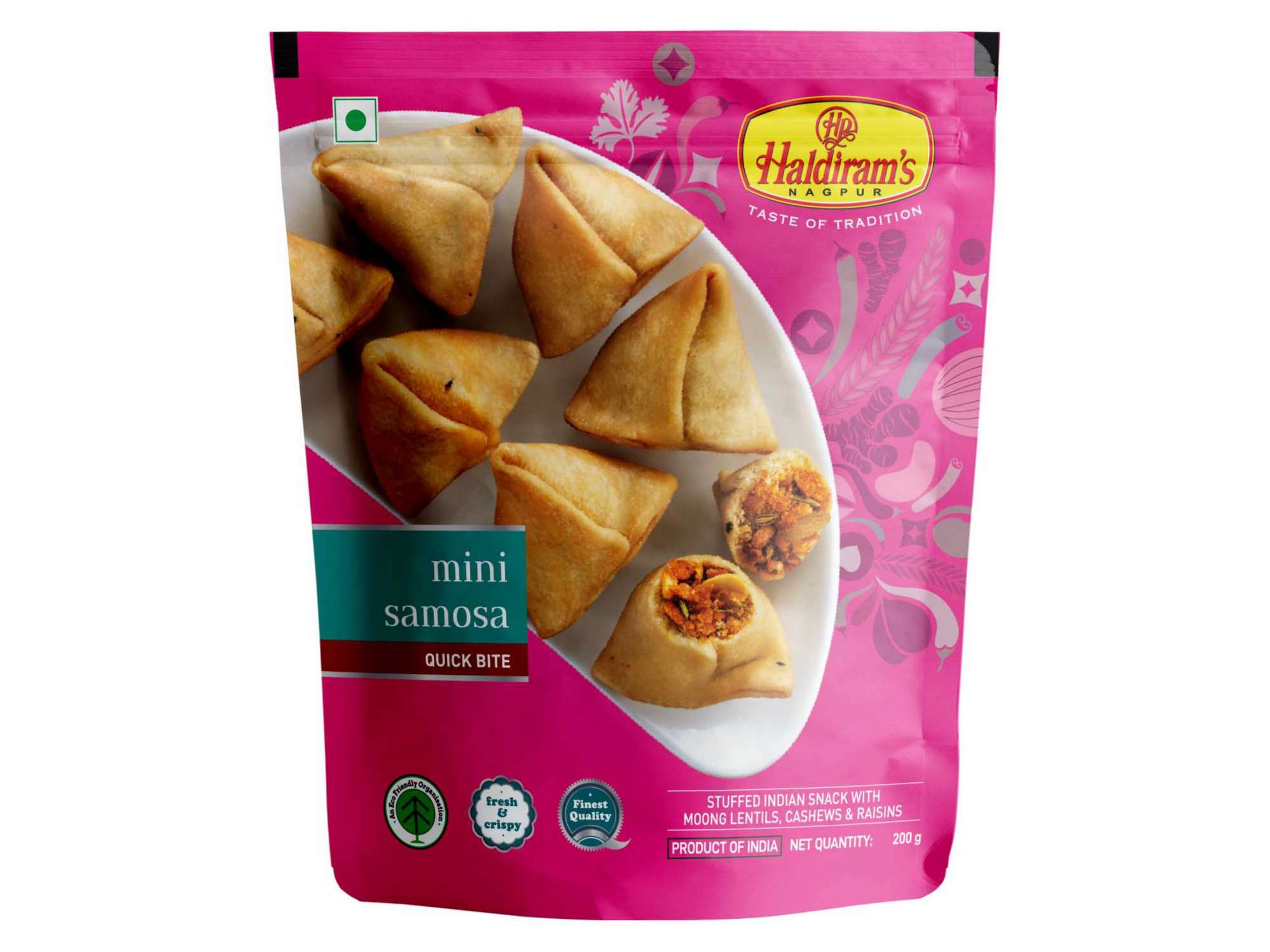 Haldiram's Mini Samosa Namkeen - 200 gm