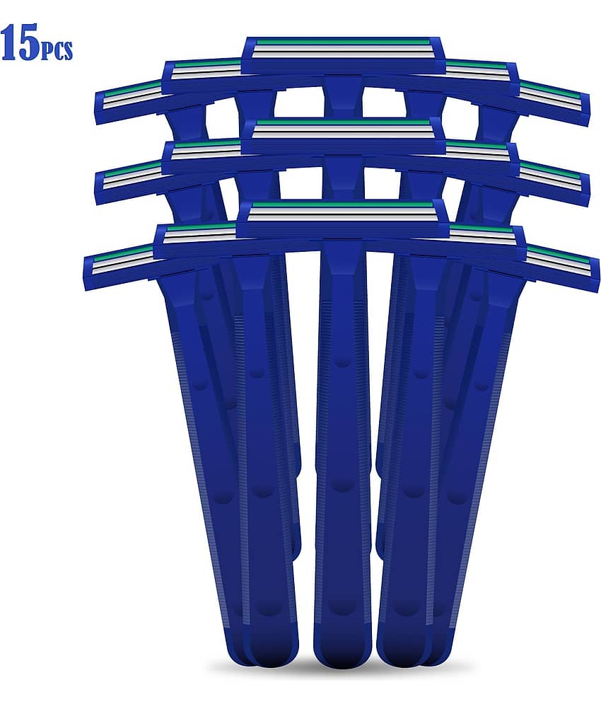 VI-JOHN Shavepro Twin Blade Disposable Razor Pack of 3 (15 Razors)