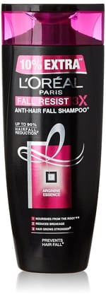 L'Oreal Paris Fall Resist Anti-Hair Fall Shampoo 3X, 192.5 Ml (175Ml + 17.5Ml)
