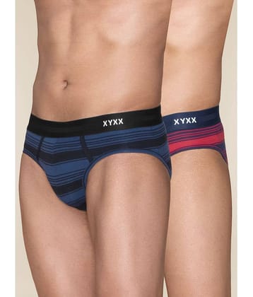 XYXX Pack of 2 Cotton Briefs For Men's ( Multicolor )