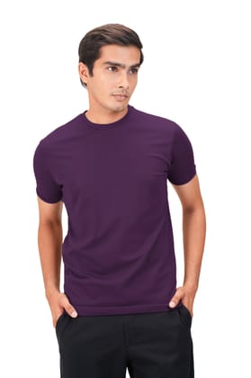 Salient Crew Neck -  60s Yarn-EggPlant / XS