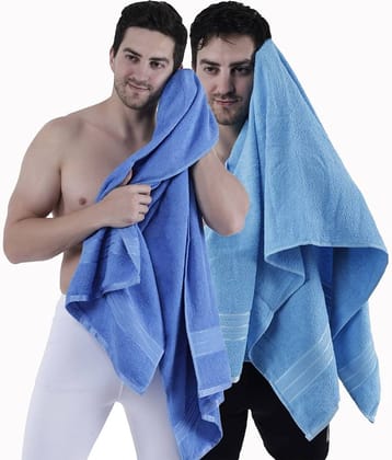 Dollar Cotton Solid 500 -GSM Bath Towel ( Pack of 2 ) - Multicolor