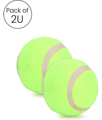Green Rubber Cricket Ball ( Pack of 2 )