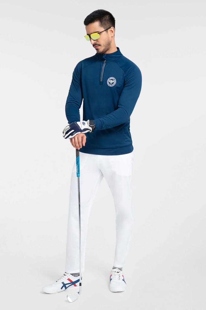 High Neck Blue Polo Jacket Patriot Collection (All Weather)