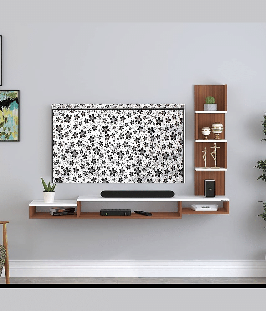 KALRA MAGIC Single Polyester White TV Cover for Sony 81cm (32 in) LED/LCD TV