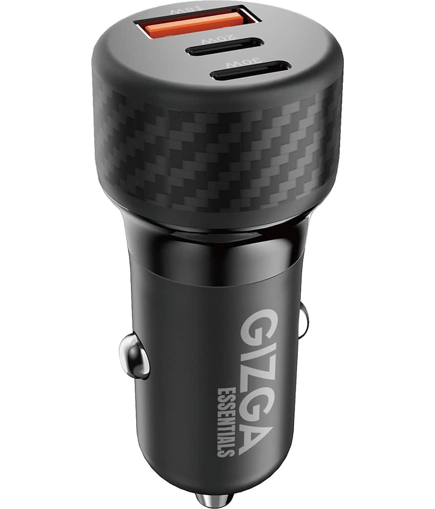 Gizga Essentials Car Mobile Charger G-CC-02 Black