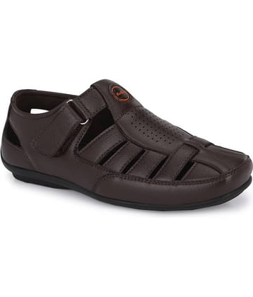 softio - Brown Men's Sandals