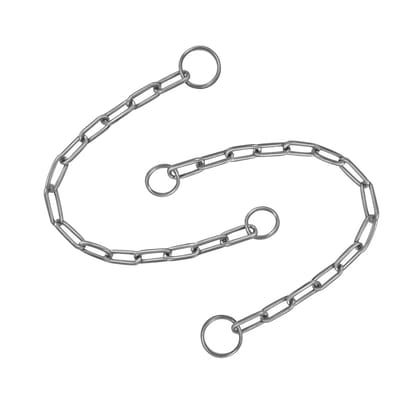 Steel Chain for Locking � Small � 1.5 Feet (Pack of 2) � Iron Metal Chain for Lock, Luggage Chain for Train, Cycle Lock Chain, Lock Chain for Gate & Multipurpose Security Use
