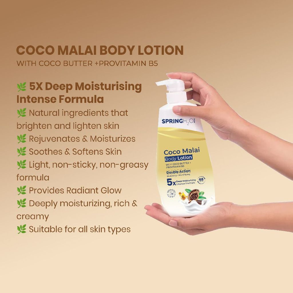 Coco Malai Body Lotion with Coco Butter and Provitamin B5, 400ml