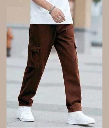GF Basic Men's Jeans - Brown ( Pack of 1 )