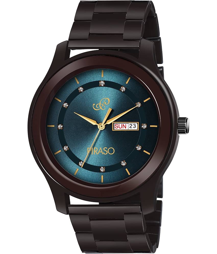 PIRASO Brown Stainless Steel Analog Men's Watch