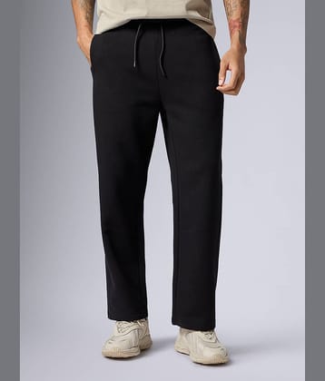 XYXX Black Cotton Blend Men's Trackpants ( Pack of 1 )