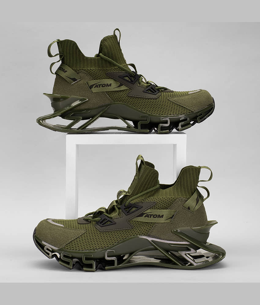 ATOM Spring Edge Alpha 2 Olive Men's Sneakers