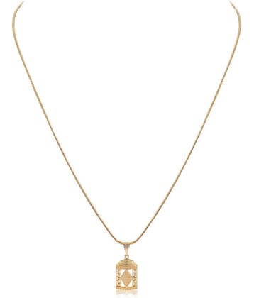 Gilher Gold Plated Daily Wear Pendent Chain For Women And Girls