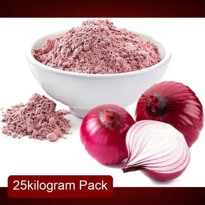 Premium Red Onion Powder (25kg Bulk) | Spray Dried Instant Soluble | Savory Seasoning Extract