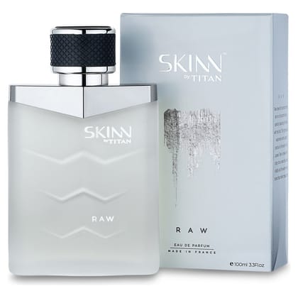 Skinn By Titan Raw Long Lasting EDP for Men - 100 Ml | Perfume Spray | Eau De Parfum | Cologne | Daily Use | Premium Fresh Fragrance | Grooming Essentials