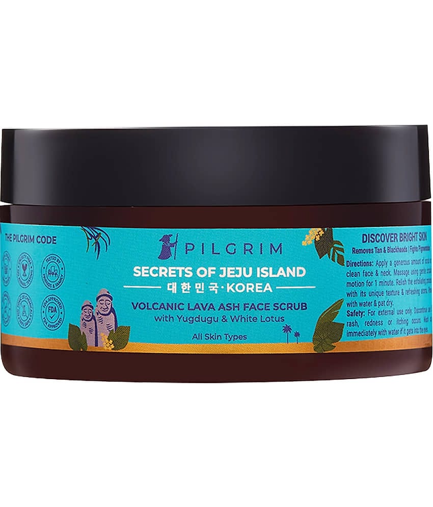 Pilgrim Volcanic Lava Ash Face Scrub Face Scrub,100g