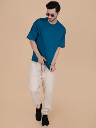 Oversized Solid (Teal)-S