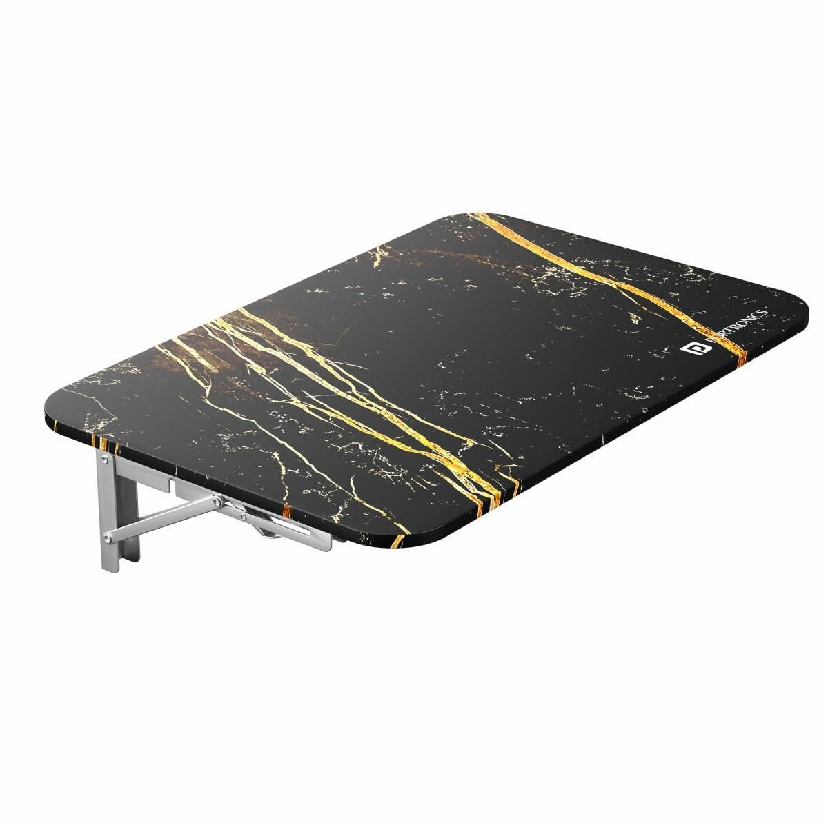 Portronics My Buddy L Laptop Table Folding Wall Mounted Study Table Wood Portable